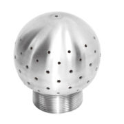 Hygienic Stainless Steel Threaded Cleaning Ball for Bright Beer Tank Washing Male Female end