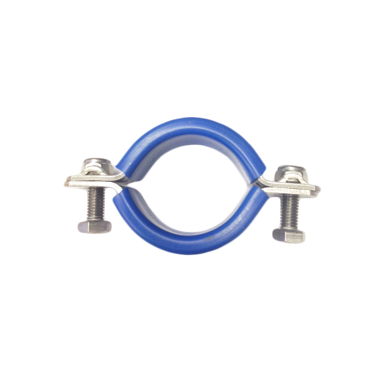 Hygienic Anti Vibration Clips with Stem And Rubber Insert