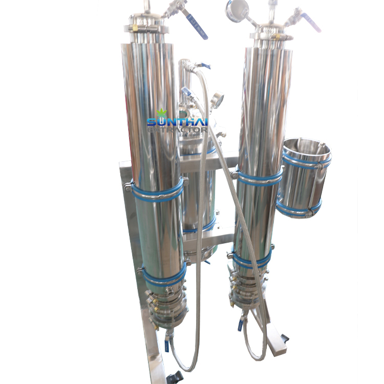 5LB Closed Loop Extraction System with full jacketed columns or diry ...