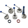 Sanitary Butterfly Valve with Multi Position Triggle Handle