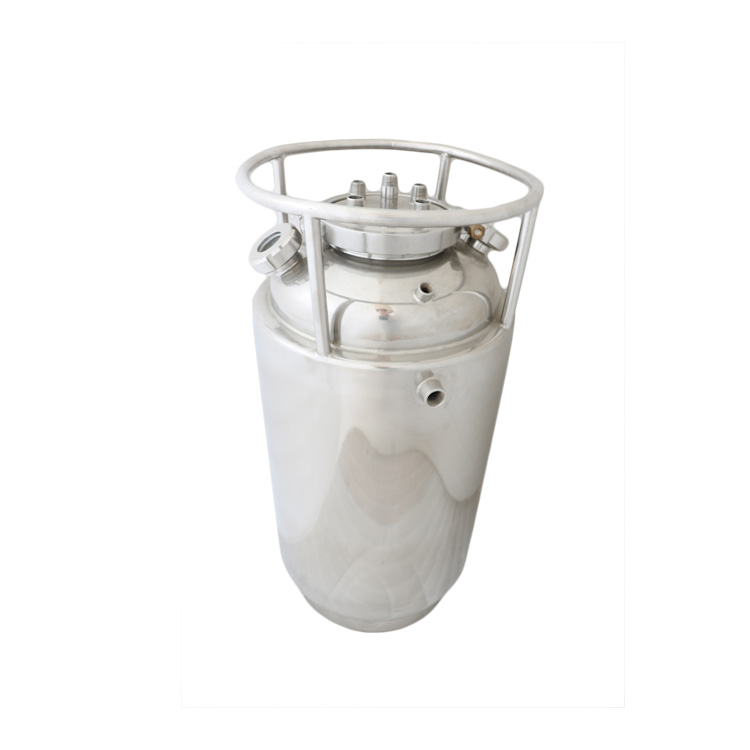 50# Stainless Steel Jacketed Solvent Recovery Tank with Sight Glass and Top Lid