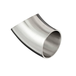 Stainless Steel Sanitary 45 Degree Elbows With Tangent