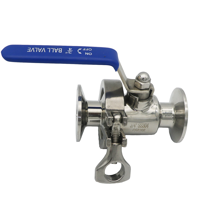 Sanitary Easy Clean Tri Clamp Ball Valve with Quick Connection