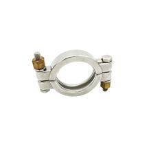 Santiary High Pressure Clamp Double Brass Bolted