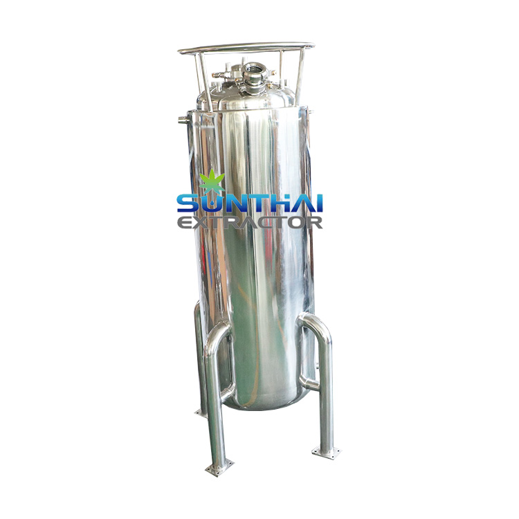 200LB Stainless Steel Double Jacketed Solvent Tank
