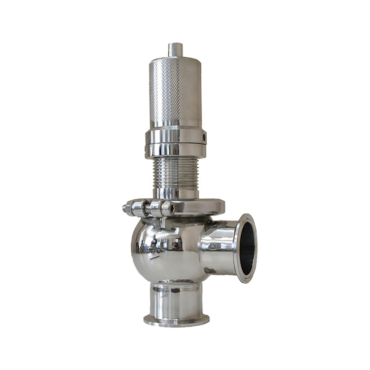 Stainless Steel Tri Clamp Sanitary Safety Pressure Relief Valve