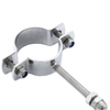 Food Grade Stainless Steel Round Tube Holder with Solid Bar DIN