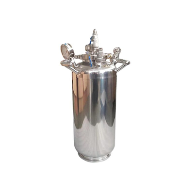 Stainless Steel Non-Jacketed Solvent Tank With Handle Wheel